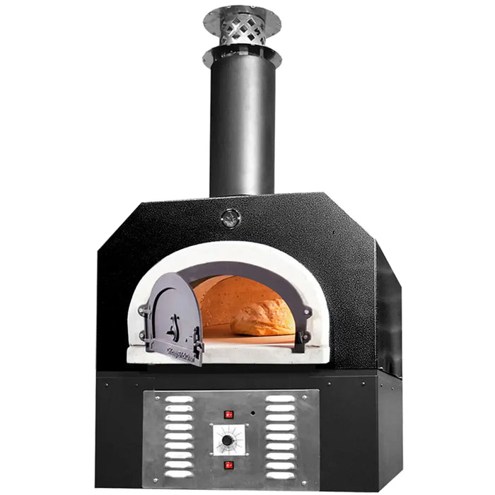 Chicago Brick Oven 750 Hybrid Dual Fuel Countertop Pizza Oven w/Skirt: CBO-O-CT-750-HYB-SKT
