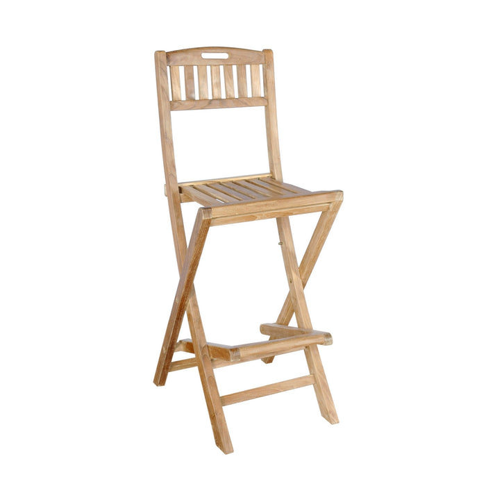 Anderson Teak Altavista Folding Bar Chair : CHB-010