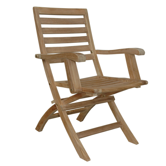 Anderson Teak Andrew Folding Armchair - 2 Chair Set : CHF-109