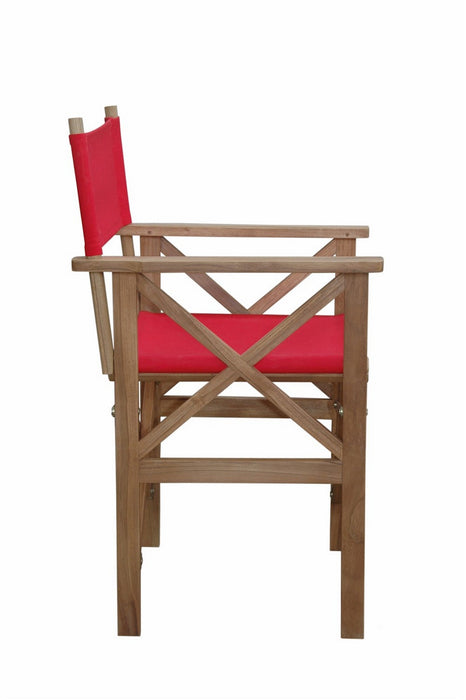 Anderson Teak Director Folding Armchair w/ Canvas (sold as a pair) : CHF-2088