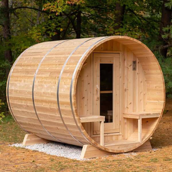 LeisureCraft CT Serenity Barrel Sauna - CTC2245W