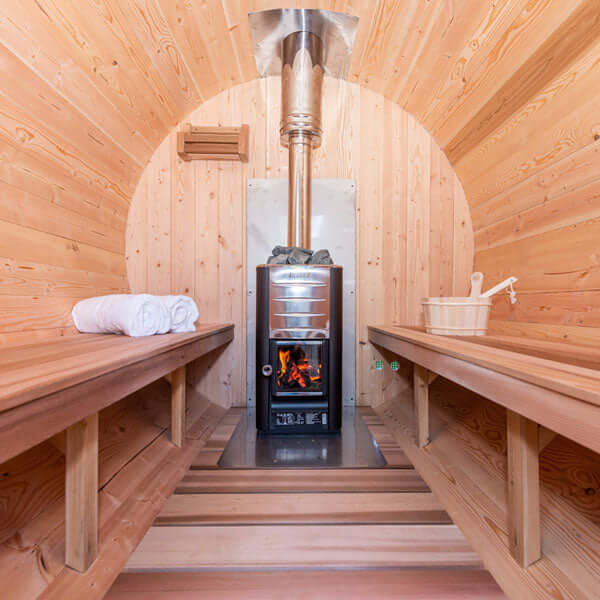 LeisureCraft CT Serenity Barrel Sauna - CTC2245W