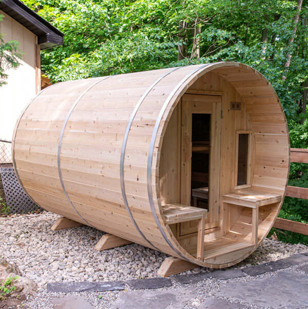 LeisureCraft CT Tranquility Barrel Sauna - CTC2345W