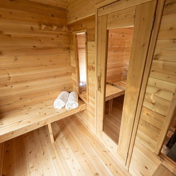 LeisureCraft CT Georgian Cabin Sauna with Changeroom - CTC88CW