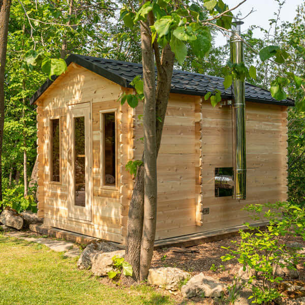 LeisureCraft CT Georgian Cabin Sauna with Changeroom - CTC88CW