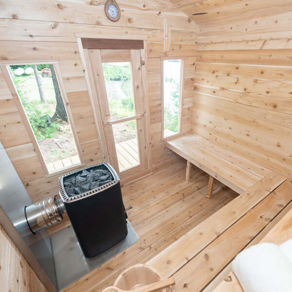 LeisureCraft CT Georgian Cabin Sauna - CTC88W