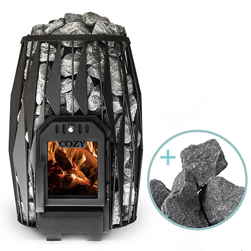 Cozy Heat OG Wood-Burning Sauna Stove Package