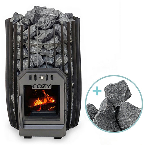 Cozy Heat SW Wood-Burning Sauna Stove Package