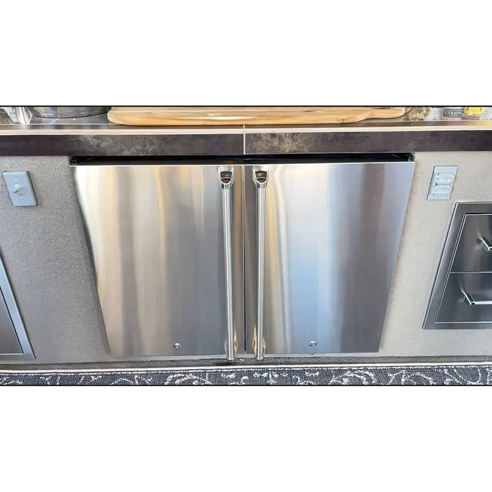 Kokomo Grills Double Door Outdoor Refrigerators - DBLFRDGE