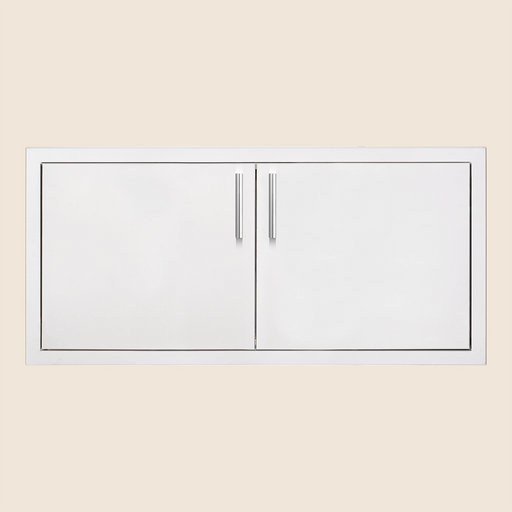 Summerset DP-36AC 36-inch dry storage pantry and access door combo front view