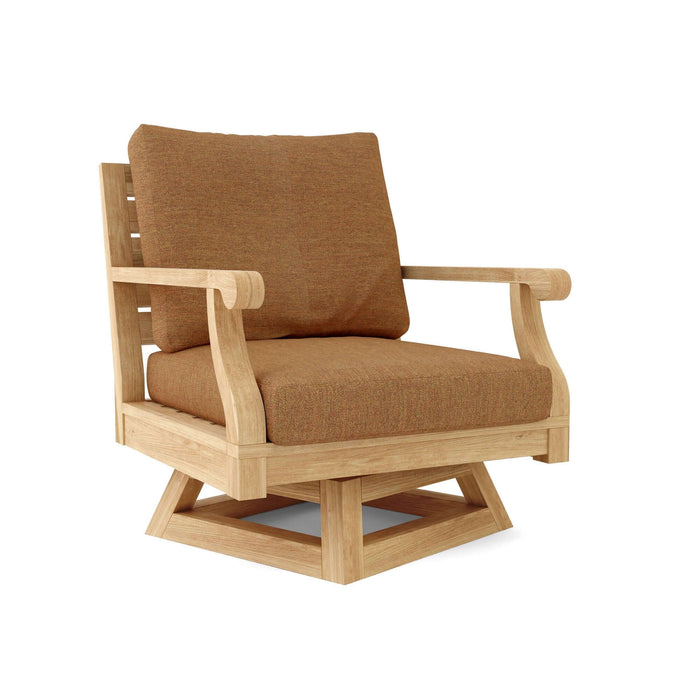 Anderson Teak Riviera Swivel Armchair + Cushion : DS-608
