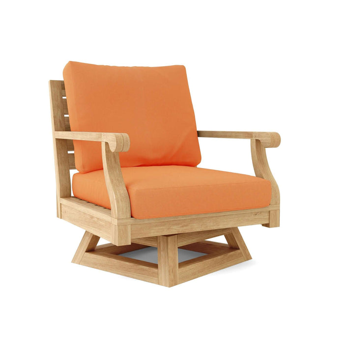 Anderson Teak Riviera Swivel Armchair + Cushion : DS-608