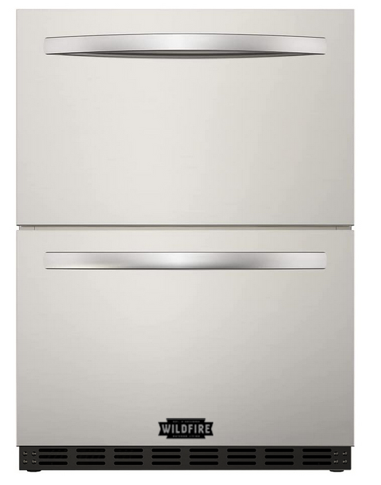Wildfire 24" Dual Drawer Outdoor Refrigerator : WFRDD-24