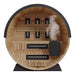 Finnmark FD-7 barrel sauna traditional heater view