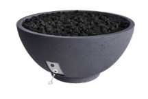 Firegear Sanctuary 2 GFRC Fire Bowl - Stainless Steel Burner