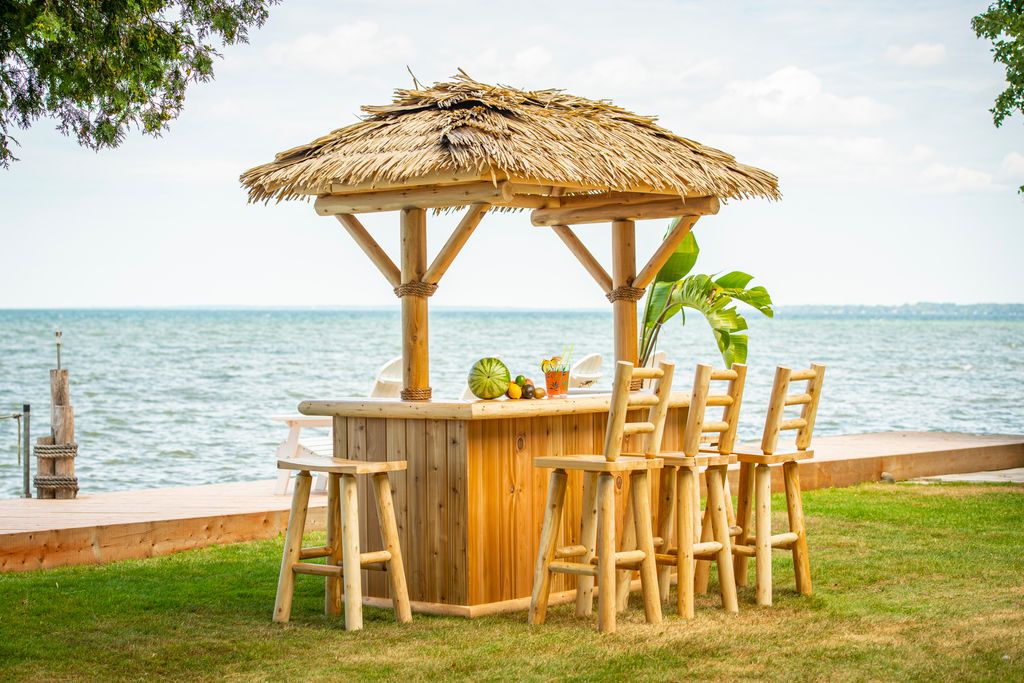 LeisureCraft Tropical Paradise Tiki Bar - CT4896