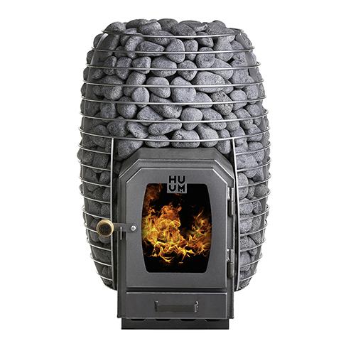 HUUM HIVE Wood Sauna Stove Package with Stones - 537-BDL-HIVEW13ST - HIVE Wood 1