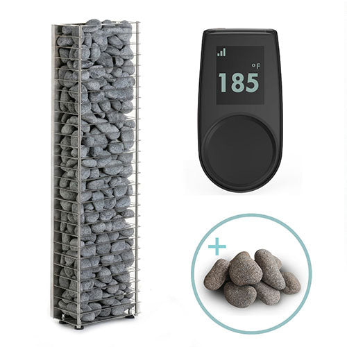 HUUM CLIFF Sauna Heater Package with UKU Local Control & Stones