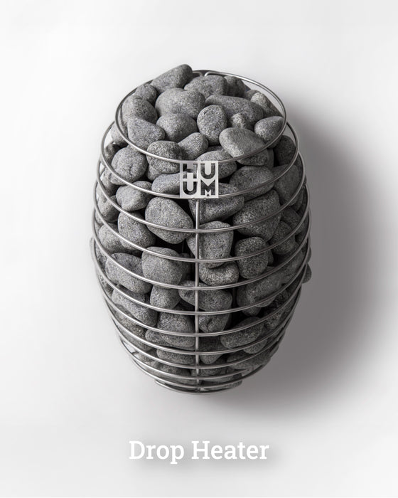 HUUM DROP Sauna Heater Package with UKU Local Control & Stones - 534-BDL-DROP45STULB - HUUM Drop Heater Main