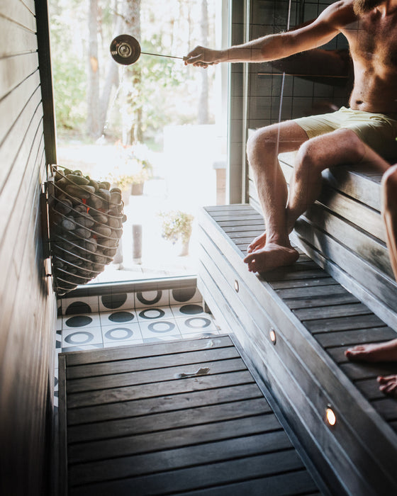HUUM DROP Sauna Heater Package with UKU Local Control & Stones - 534-BDL-DROP45STULB - HUUM Drop Lifestyle