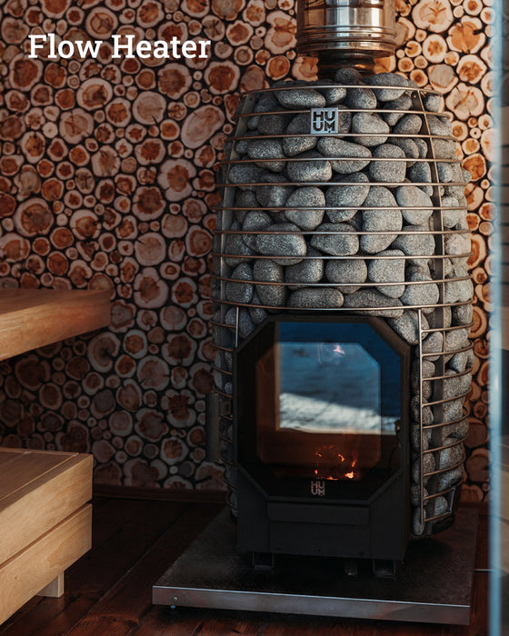 HUUM HIVE Flow Sauna Stove Package with Stones - 128269 - HUUM Flow Heater Main