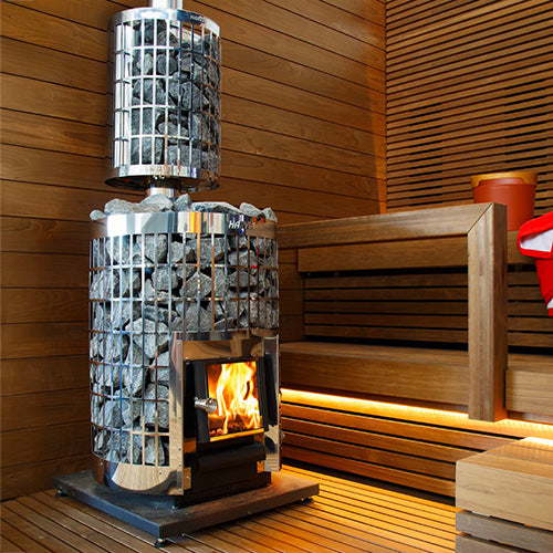 Harvia Cilindro Wood-Burning Sauna Stove