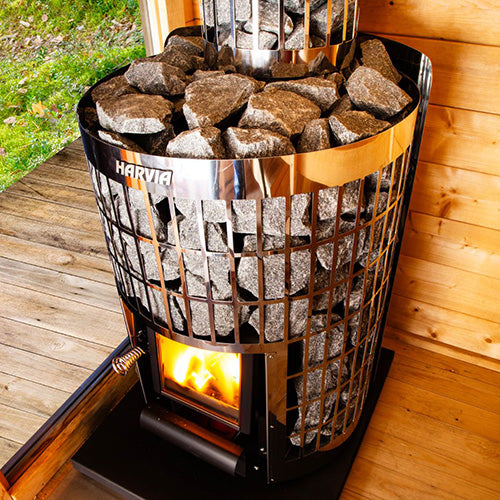 Harvia Cilindro Wood-Burning Sauna Stove