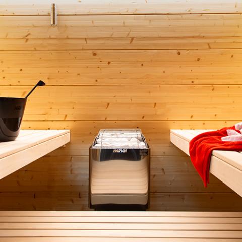 Harvia KIP45W Sauna Heater - Harvia sauna heater view 2