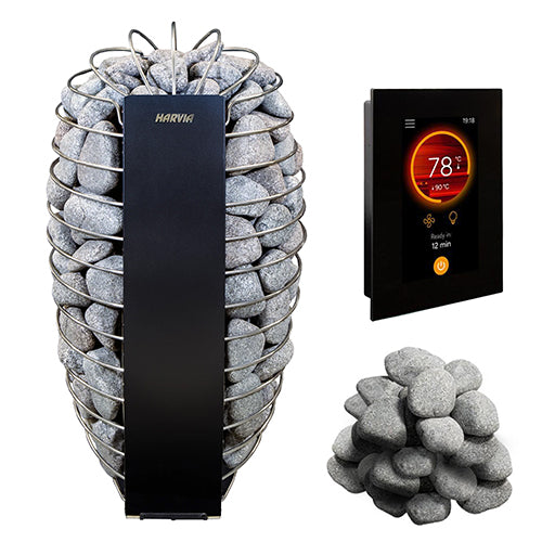 Harvia Spirit Sauna Heater Package - Wi-Fi Control & Stones