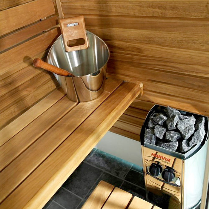 Harvia Vega Compact 1.9kW Sauna Heater Package with Built-In Controls & Stones - 129318 - heater