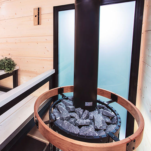 Harvia LEGEND 240 DUO Wood-Burning Sauna Stove - Harvia sauna heater view 5