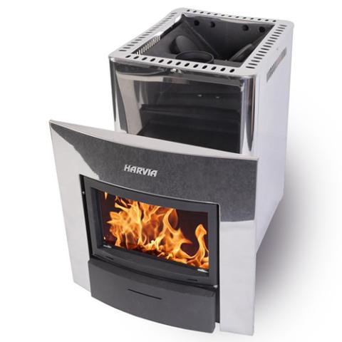 Harvia PRO 20 DUO Wood-Burning Sauna Stove - Harvia sauna heater view 3