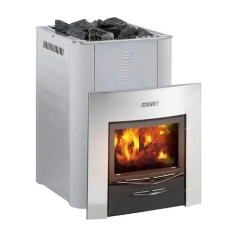 Harvia PRO 36 DUO Wood-Burning Sauna Stove - Harvia sauna heater view 3
