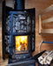 Harvia LEGEND 240 GREENFLAME Wood-Burning Sauna Stove - Harvia sauna heater view 2