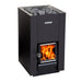 Harvia LINEAR 16 BLACK Wood-Burning Sauna Stove - Harvia sauna heater view 2