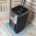 Harvia M3 Wood-Burning Sauna Stove - Harvia sauna heater view 2
