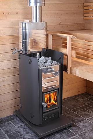 Harvia PRO 26 Wood-Burning Sauna Stove - Harvia sauna heater view 2