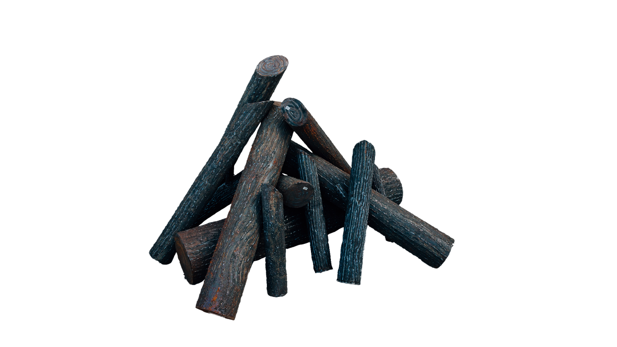 Firegear Pro Series Ironwood Steel Log Set