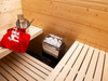 Harvia KIP 4.5kW Sauna Heater Package with Built-In Controls & Stones - 129334 - heater