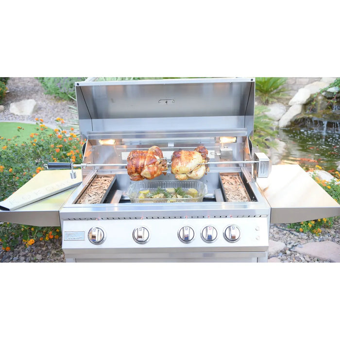 Kokomo Grills Smoker Chip Box Insert in Stainless Steel : KO-BAK-SMKBX