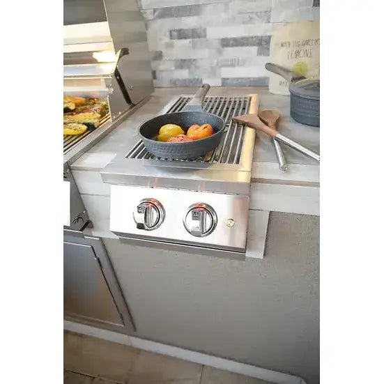 KoKoMo Grills Professional Double Side Burner with removable cover : KO-BAK2BG-PRO