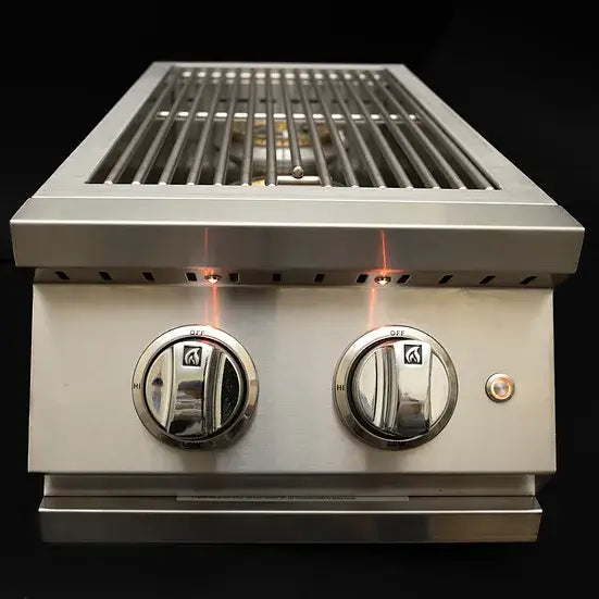 KoKoMo Grills Professional Double Side Burner with removable cover : KO-BAK2BG-PRO