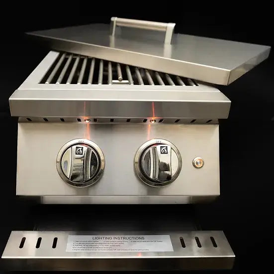 KoKoMo Grills Professional Double Side Burner with removable cover : KO-BAK2BG-PRO