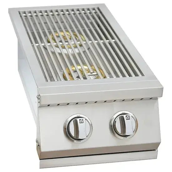 Kokomo Grills Built In Double Side Burner Stainless Steel with removable cover : KO-BAK2BG
