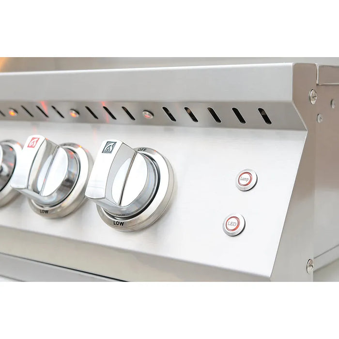 Kokomo Grills 40” Professional Built in Gas Grill (5 Burner/Back Burner) : KO-BAK5BG-PRO