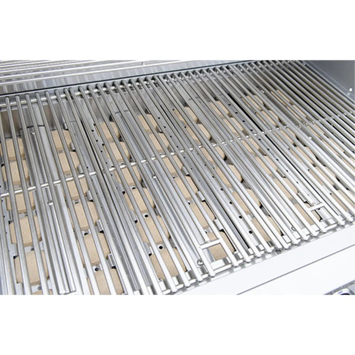 Kokomo Grills 5 Burner 40 Inch Cart Model BBQ Grill With Locking Casters 304 Stainless Steel : KO-BAK5BG+KO-BAK5BGC