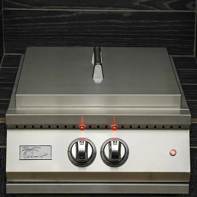 Kokomo Grills Professional Built-in Power Burner with Led Lights and Removable Grate for Wok : KO-PRO-PB