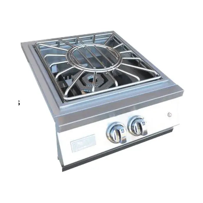 Kokomo Grills Professional Built-in Power Burner with Led Lights and Removable Grate for Wok : KO-PRO-PB