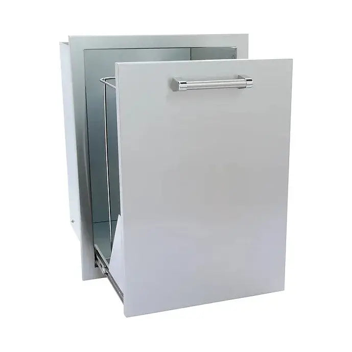 Kokomo Grills Outdoor Kitchen Stainless Steel Trash/Propane Pull-Out : KO-TRHD