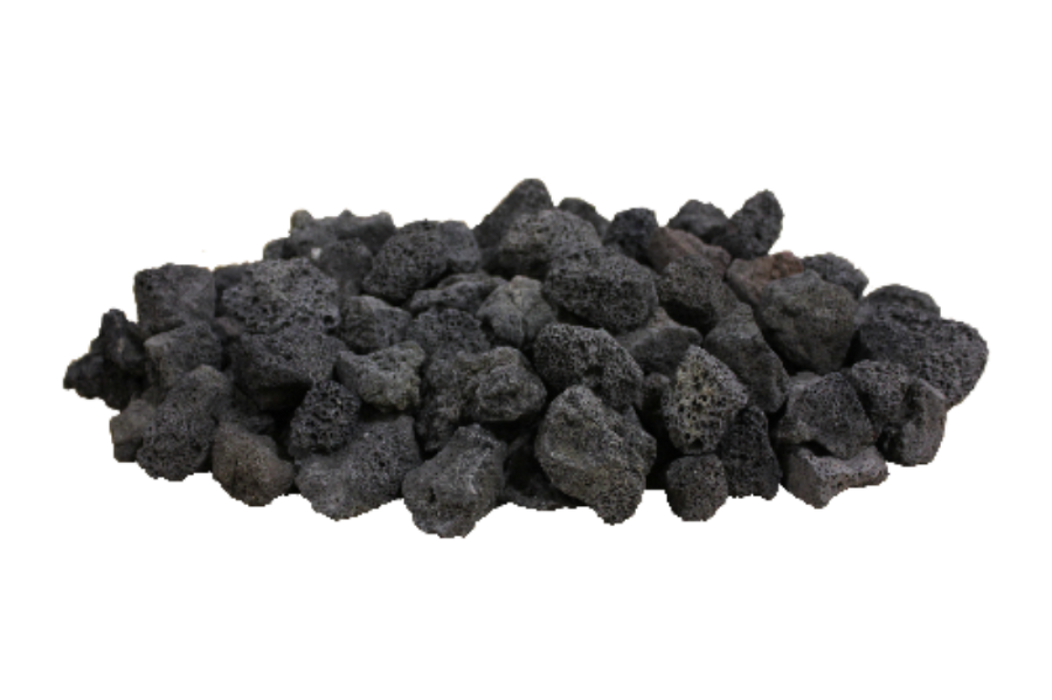 Firegear black lava rock fire media